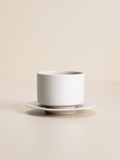 AGOBAY coffee mug with saucer